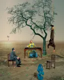Hong Lei, I dreamed I hang up with Mao to listen Emperor Hui Zhong playing Chin instrument, 2004, Digital print on photographic paper, edition no. 7/10