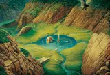 Lien Chien-hsing, Traces in the Dreamland II, 1998, Oil on canvas