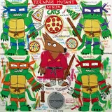 Sol Felpeto, Teenage Mutant Ninja Cats, 2021, Acrylic on canvas
