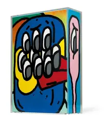 Chang Teng-Yuan, Unknown Plant 02, 2021, Acrylic on wood box (with acrylic frame)