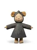 Moe Nakamura, Night Sheep, 2017, Wood, paint