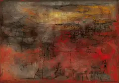 Zao Wou-ki, La Mer perdue, 1952, Oil on canvas