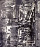 Lei Li, Abstract in Black and White, 2006, Oil on canvas