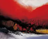 Jan Chin-shui, The Precipice, 2005, Mixed media on canvas