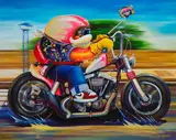 Decki Leos Firmansah, Mr Content Creator, 2021, Acrylic on canvas