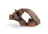 Ju Ming, Taichi Arch, 1992, Wood carving