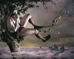 Kuo Wei-kuo, Precious Peach Garden, 2003, Oil on canvas