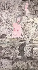 Yu Peng, Hope & Moutainscape, 2013, Ink on paper