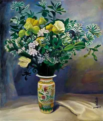 Sam Yu, Vase of Flowers, 2008, Oil on canvas