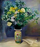 Sam Yu, Vase of Flowers, 2008, Oil on canvas