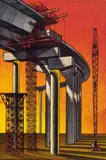 Lu Hsien ming, Sunset, 1993, Oil on linen