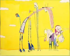 Rafa Macarrón, Pets, 2018, Mixed media on canvas