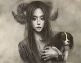 Lo Chan-Peng, Ashen Face, 2014, Oil on canvas