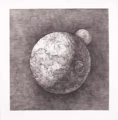 Gao Yu, Shade of the Moon, 2009, Pencil on paper