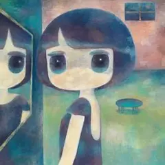 The Third Me by ob, 2012, Oil on canvas, sold Jul 2021