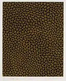 Infinity Nets (YBL) by Yayoi Kusama, 2004, silkscreen print, edition no. 18/40, sold Jul 2020