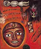 Wu Tien-chang, Aboriginal Melody, 1992, Oil on canvas