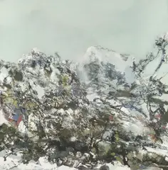 Hong Ling, Snowland, 2005, Oil on canvas