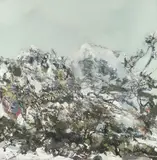 Hong Ling, Snowland, 2005, Oil on canvas