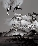 Miao Xiaochun, The Last Judgement in Cyberspace-The Rear View, 2006, Type-C print, edition no. 3/9