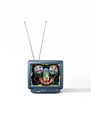Nam June Paik, MT-TV, 1994, 4 inch TV monitor, electrical wire and mixed media, edition of 20 T/P