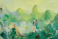 Ren Xiaolin, Fenshui No. 1, 2004, Oil on canvas