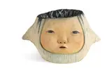 Moe Nakamura, Melty Head, 2016, Wood and oil paints