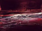 18. 3. 1964 by Zao Wou-ki, 1964, Oil on canvas, sold Dec 2006