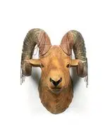 Akio Ohmori, Bighorn Sheep, 2007, Wood