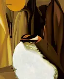 Wang Xiang-ming, May I Help You?, 1993, Oil on canvas