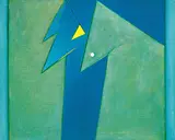 Ho-Kan, 93-16, 1993, Oil on canvas