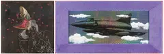 Kuo Wei-kuo, Invasion of Shangri-la (diptych), 1996, Mixed media on canvas