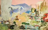 Tomoko Nagai, A Gift from White Horse (diptych)