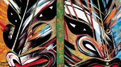 J. C. Kuo, Mixed Image: Sculpted Images, 1995, Mixed media on canvas