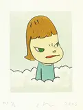 In the Cloud by Yoshitomo Nara, 2003, Print, edition H.C. 1/2, sold Jun 2017