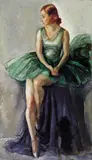 George Chann, Ballerina, Oil on canvas