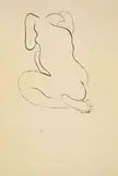 Sanyu, Abstract Nude