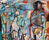 Sacha Jafri, The Dance of the Midnight Samurai, 2004 - 2005, Oil on board