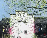 Pang Jiun, Scholar’s Building, 2017, Oil on canvas