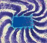 Cosmic Vortex by Hsiao Chin, 1999, Acrylic on paper, sold May 2015