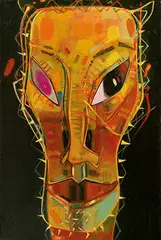 Michell Hwang, Facing Beijing, 2007, Oil on canvas