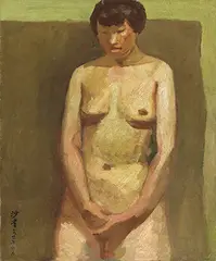 Qi Sha, Femme nue chinoise, 1981, Oil on canvas