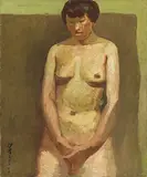 Qi Sha, Femme nue chinoise, 1981, Oil on canvas