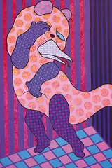 Liao Yu-an, Fake Cat – Playing Fool No. 1, 2008, Acrylic on canvas