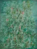 Lv Shun, Floating Flowers, 2008, Oil on canvas