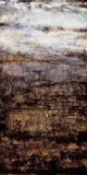 Huang Gang, Golden Iced Lake (diptych), 2007, Mixed media on board