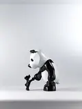 Poren Huang, Dog's Note - Friends, 2008, Bronze, edition no. 12/12
