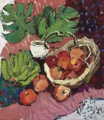 Pang Jiun, Fruit, 2002, Oil on canvas
