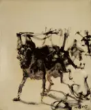 Zhou Chunya, Running Heigen, 1995, Oil on canvas