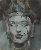 Li Tianbing, Assemblée, 1998, Oil on canvas